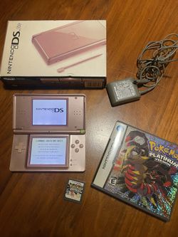 Metalic rose gold DS w/ Repro Pokemon Platinum