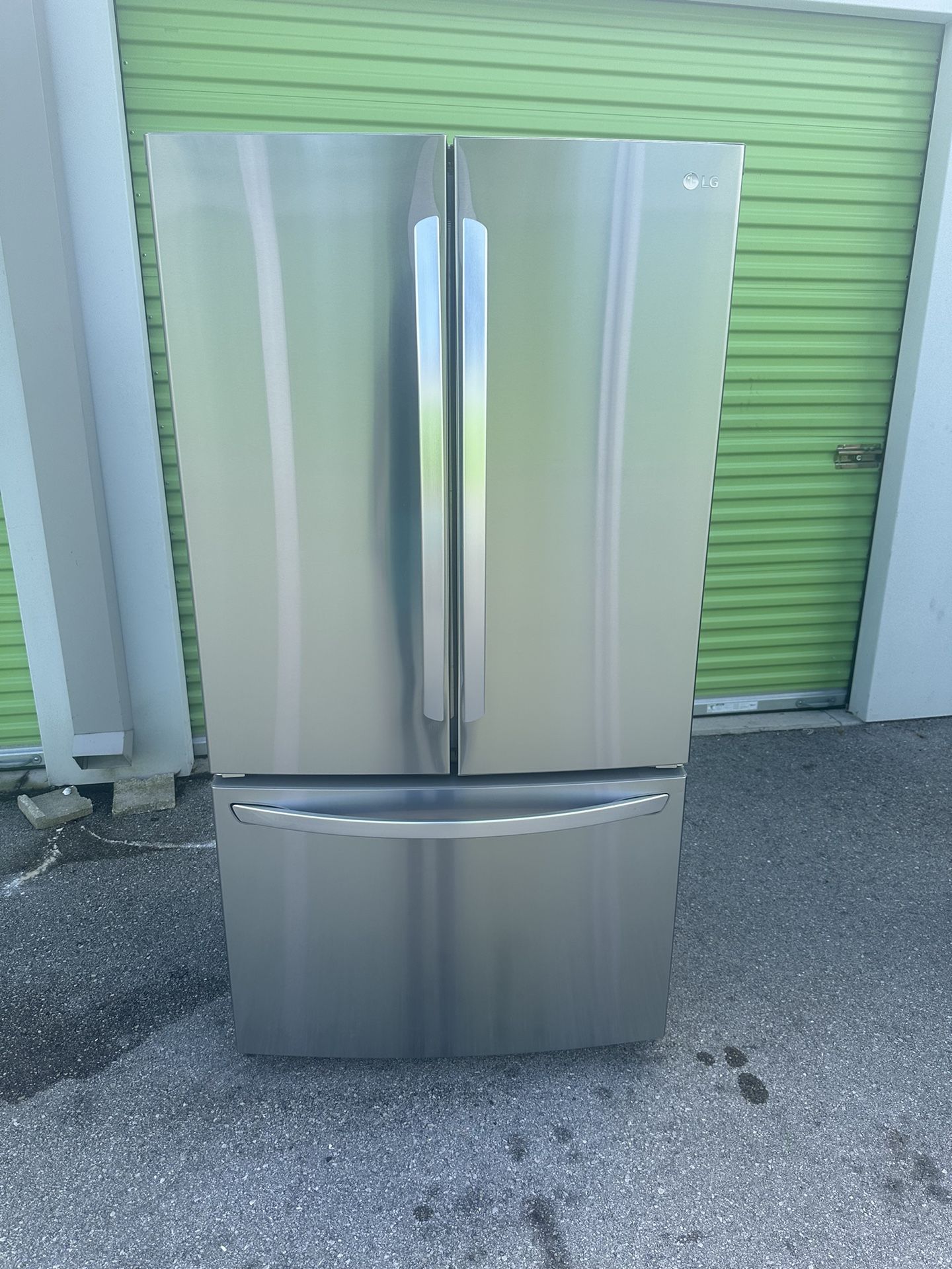 LG French Door Stainless Steel Refrigerator; Bottom Freezer