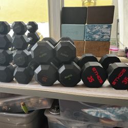 Dumbbell Set 5–35 lbs (Complete 7 Pairs / 280 lbs) 