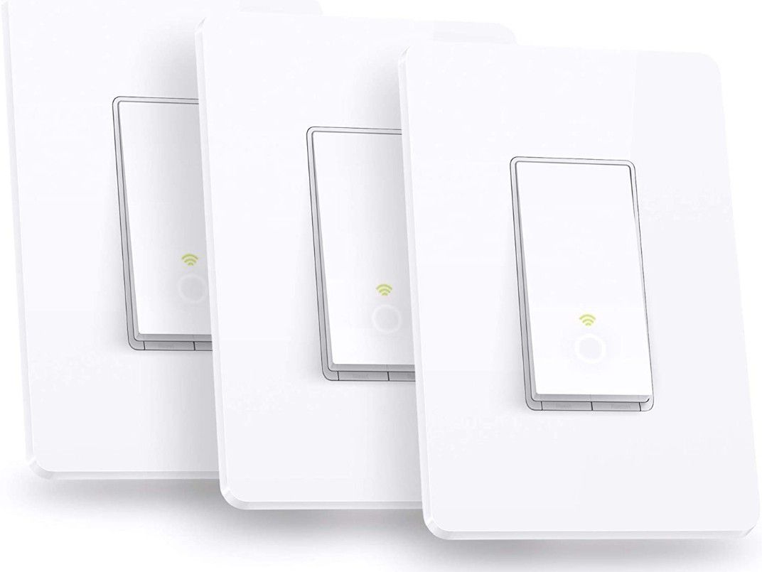 Brand New, Unopened,  Kasa Smart WiFi 3 Pack Light Switch, Single Pole, 2.4GHz Wi-Fi Light Switch, UL Certified, 3-Pack

