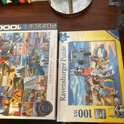 2 Jigsaw New Puzzles 100 Piece And 1000 Piece 