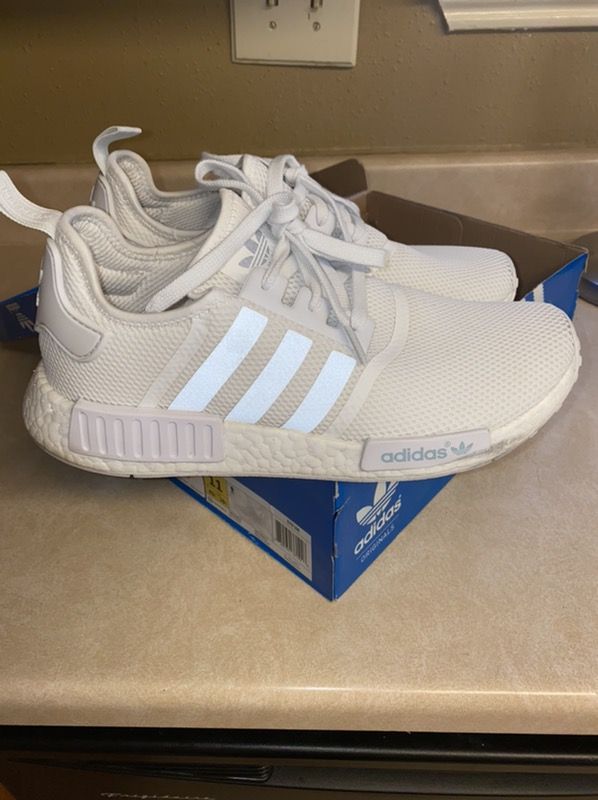 Adidas White monochrome Nmd