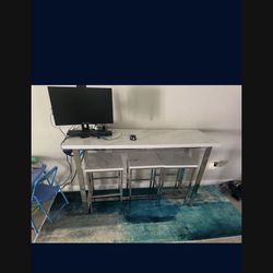 Table With Stools 