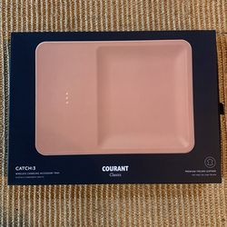 Courant Catch:3 Classics iPhone Wireless Accessory Charging Tray, Italian Leather