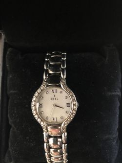Ladies Ebel Watch With Diamonds
