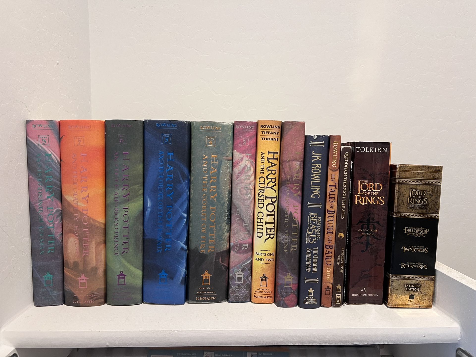 Harry Potter and LOTR collection