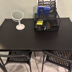 Office Supplies: Computer Chair/ Table/ Chair /lamp