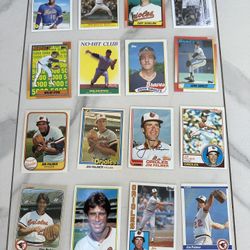 Lot Of 16 MLB Baseball Cards Hall Of Fame Pitchers Palmer Gooden Smoltz Nolan Ryan Schilling Etc