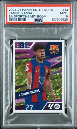 PSA 9 Lamine Yamal Baby Boom #13 – 2024-25 Panini Este LaLiga