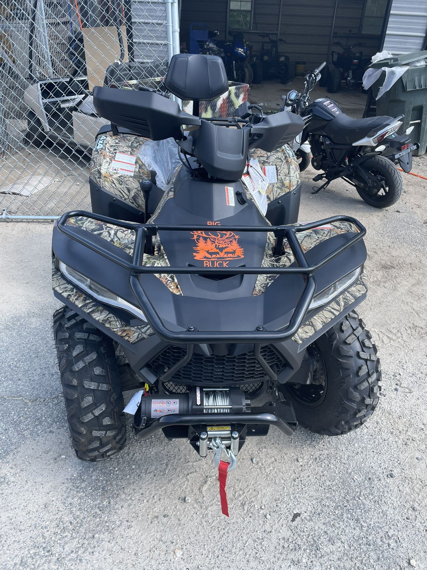 New 300cc. 4x4. Free Winch Free Back Up Seat Water Cooled At Tu