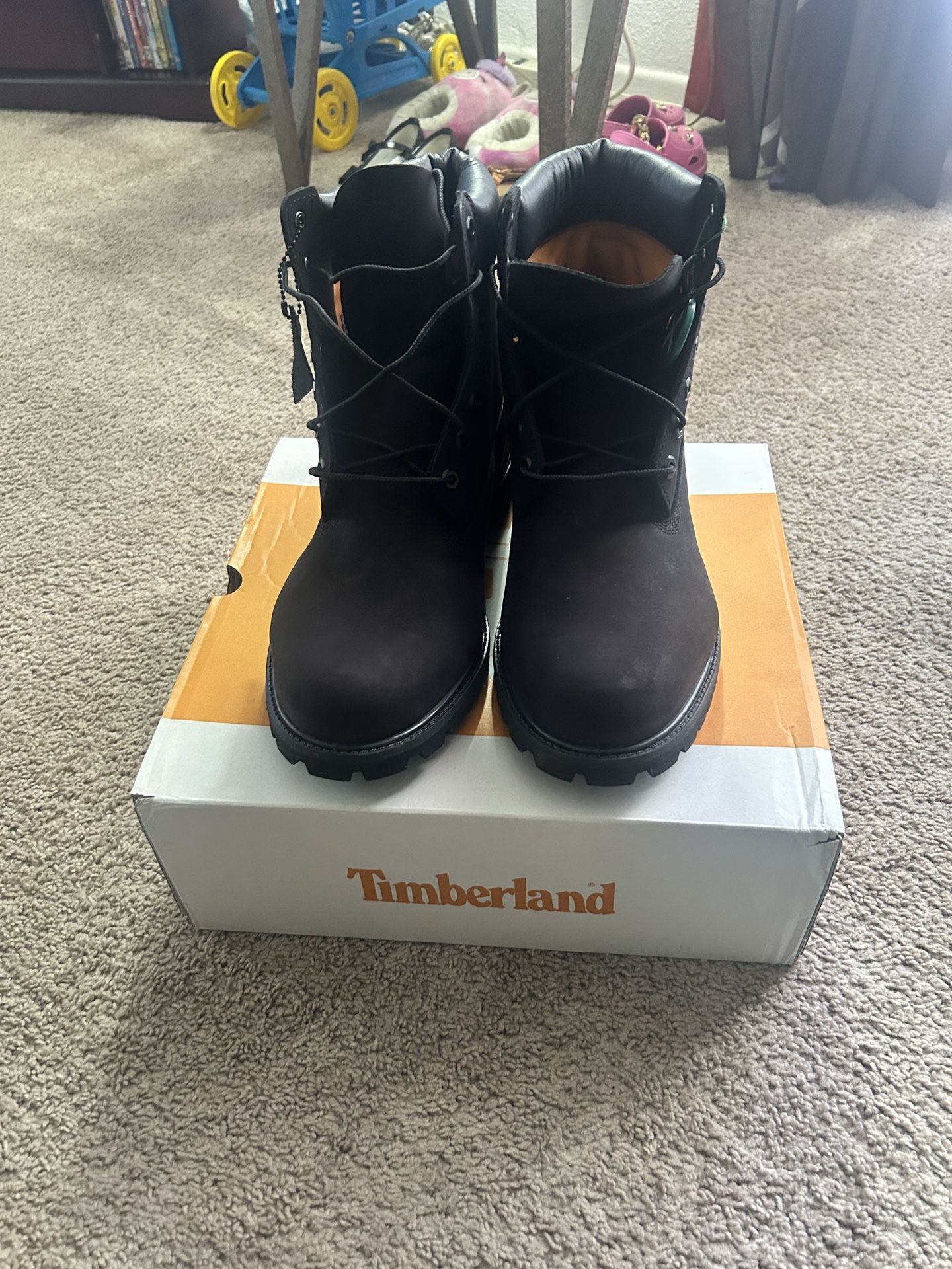 Black Timberlands 