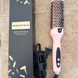 Wavytalk thermal heated round brush