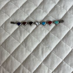 Gorgeous Sterling Silver/Stone Bracelet