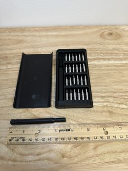 🔧 Compact Precision Screwdriver Bit Set – Sleek Case – Perfect for Repairs! 🔧