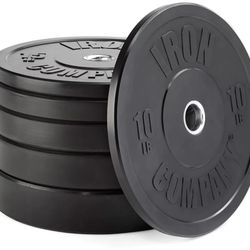Rubber Grip Plates Set For Barbell