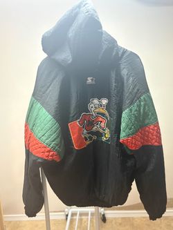 Vintage 90s Starter Miami Hurricanes Jacket XL NCAA Hooded