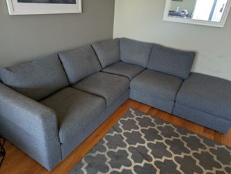 IKEA VIMLE 5-Seat Sectional Sofa with Storage Ottoman – Excellent Condition