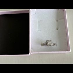 Princess Shaped Bridal Ring