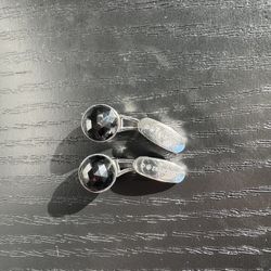 Swarovski Black Crystal Cufflings