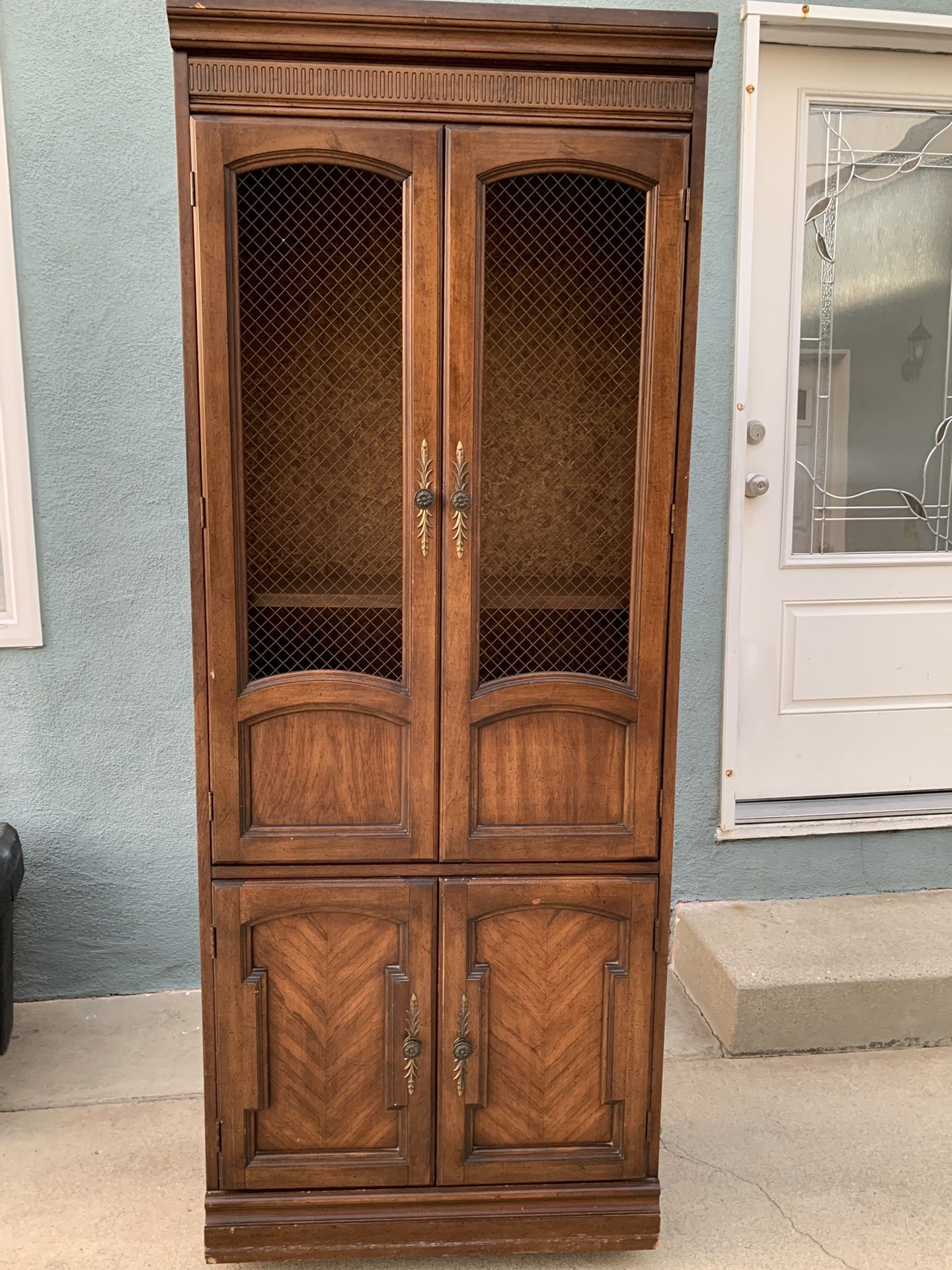 2 Vintage Bookshelve Wall unit Cabinets