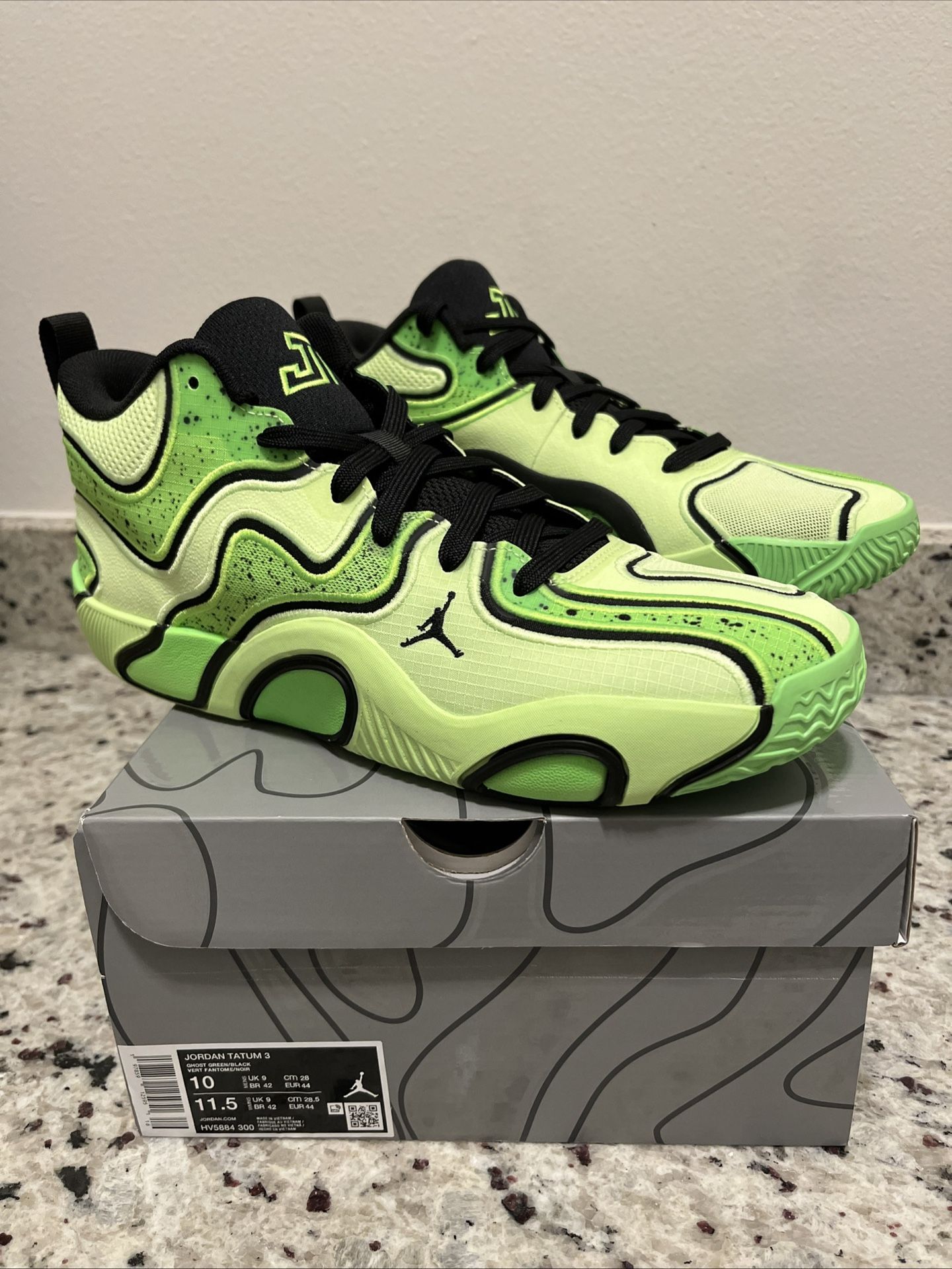 Tatum 3 Deuce Men's Basketball Shoes Ghost Green Size 10 BRAND NEW