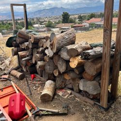 FIREWOOD LOT OF IT,  LOGS  $150 Takes All