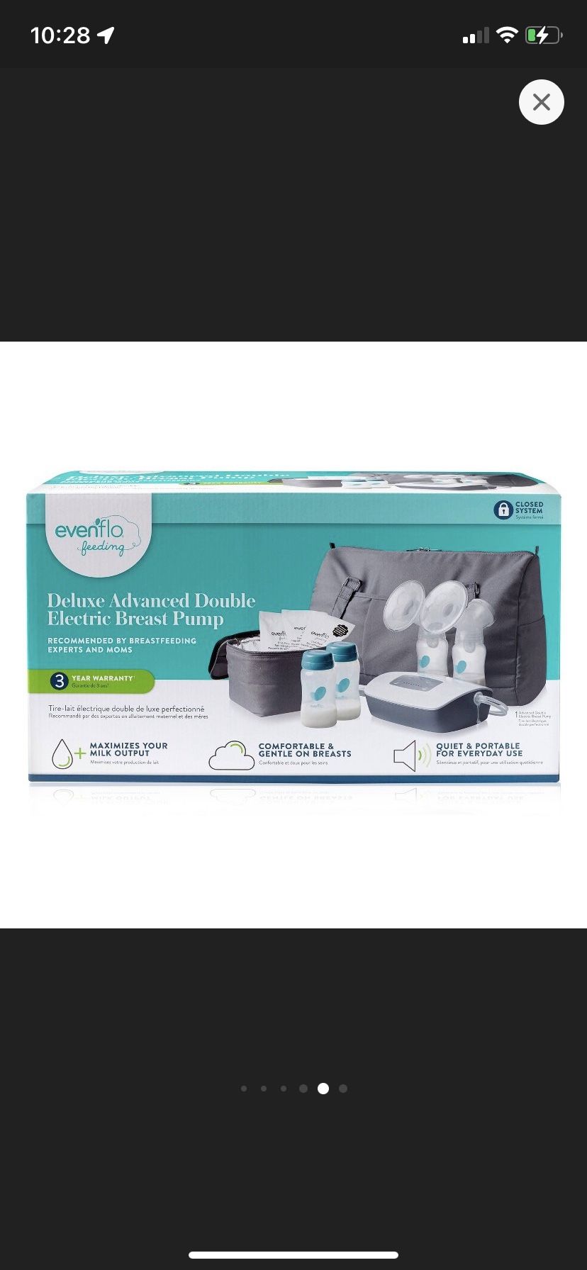 NEW Evenflo Breast Pump