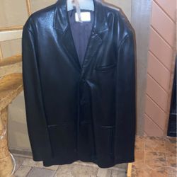 Men’s Black Leather Jacket