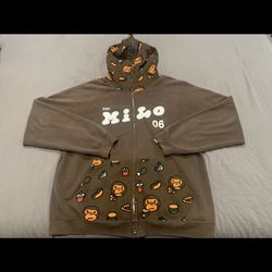 Baby Milo Junk Food 2006 Hoodie - Brown - Size L