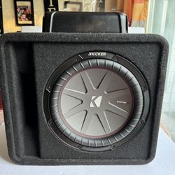12"Kicker Comp R In kicker Ported box and Pioneer 800w Monoblock amp