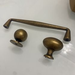 Vintage Brass Tome Alloy Cabinet Handles Antique 