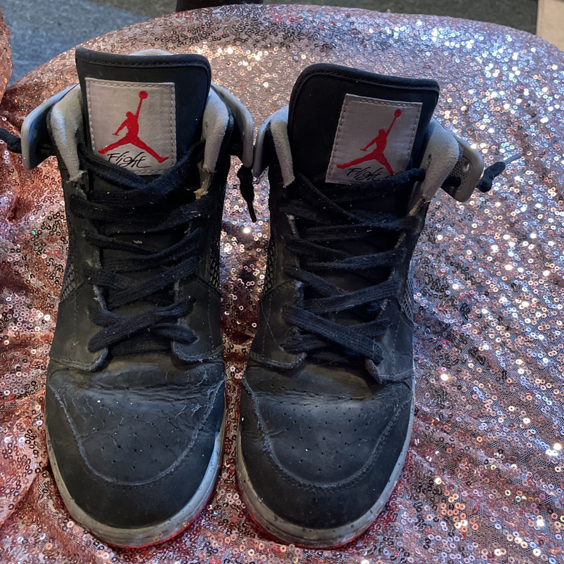 Air Jordan Retro ’89 (black/fire Red Cement )