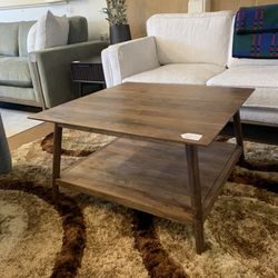 Walnut MC Square Coffee Table