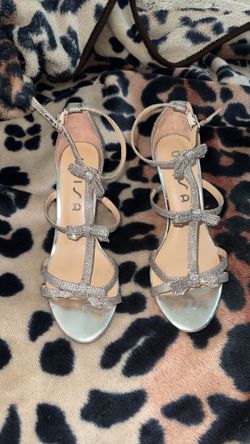 Silver heels
