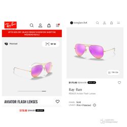 Ray Ban Aviator’s 
