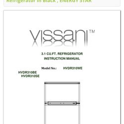 Vissani 3.1 CF Mini Refrigerator