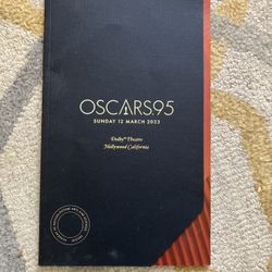 95th Oscars Official Show Program Academy Awards 2023