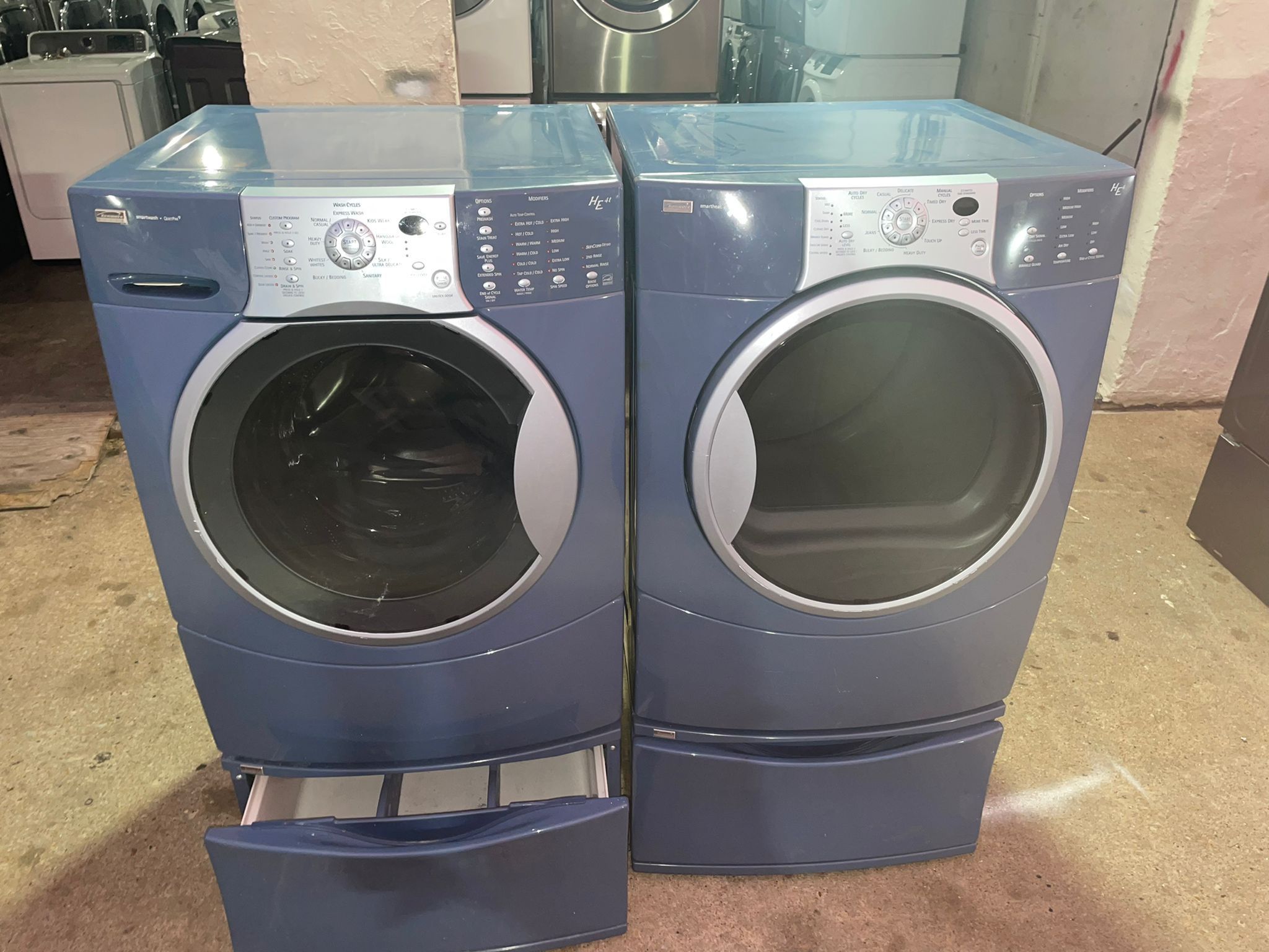 Kenmore Washer Steam Dryer Eléctric Steam Nice Set