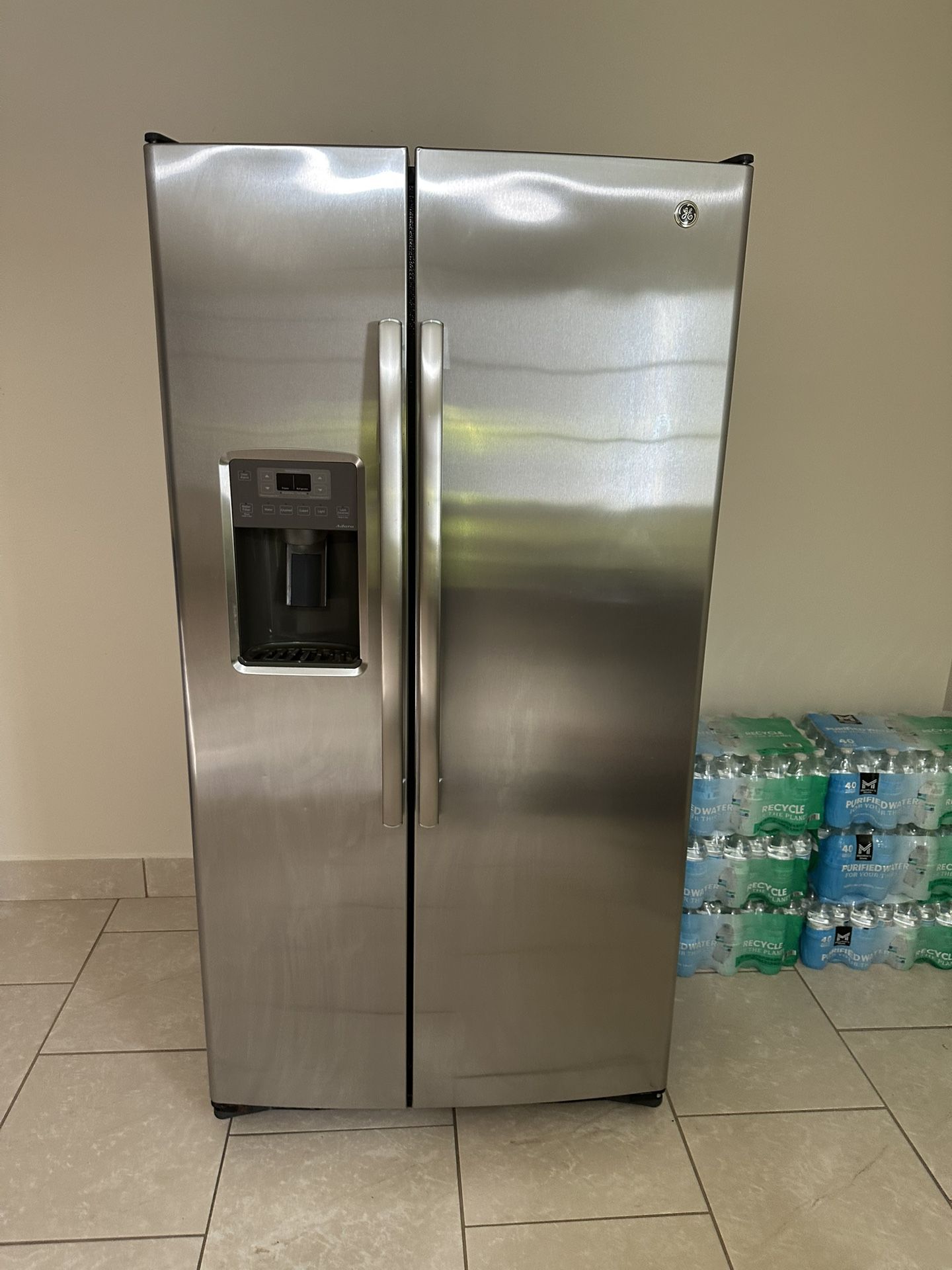 Stainless Steel Two Door Fridge Good Conditions