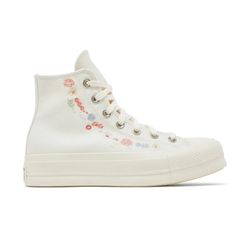 Embroidered Floral converse 