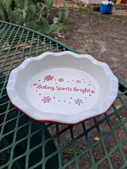Christmas Stoneware Dish