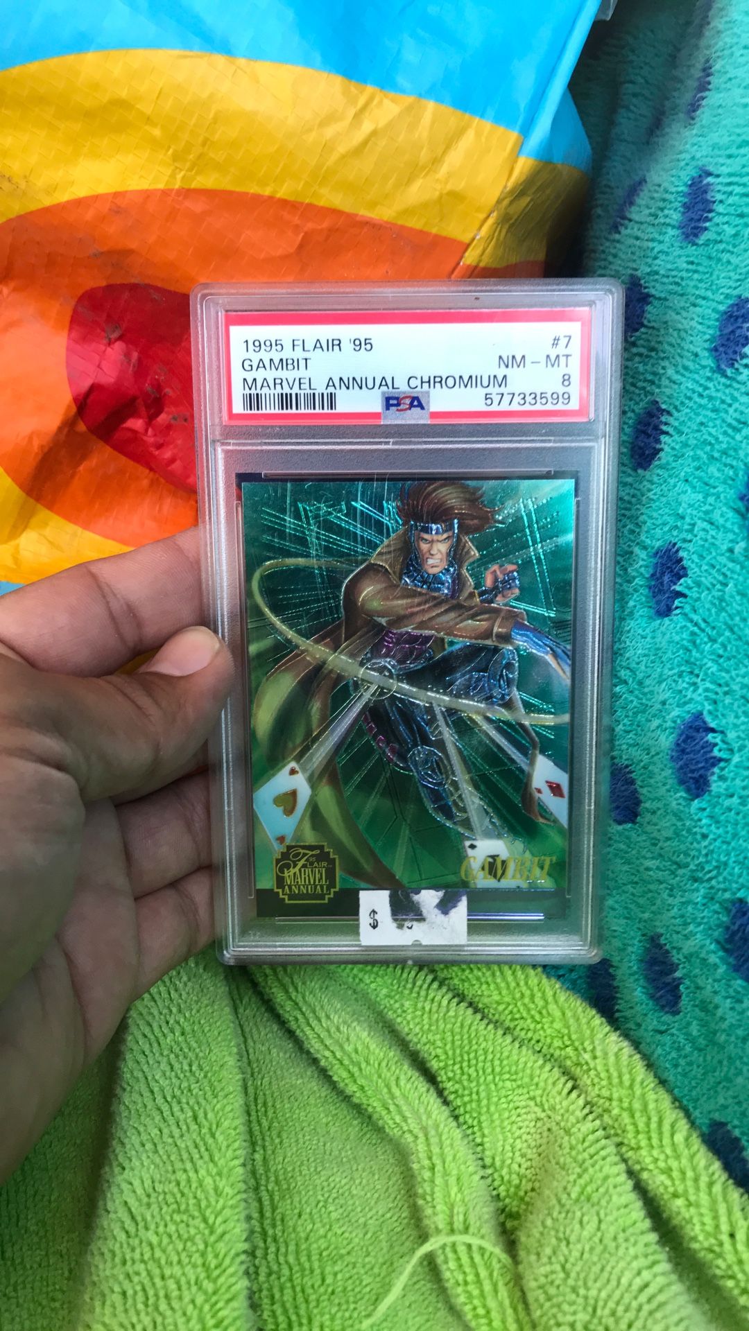 1995 Gambit Card/X-men 