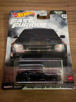 Hot Wheels Premium Furious Fleet Dodge Charger SRT Hellcat Widebody Brand New