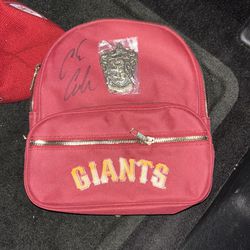 Harry Potter San Francisco Giants Autographed Backpack