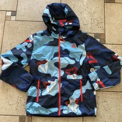 NWT Reebok Boys Full Zip Hoodie Jacket With Pocket Size L 10/12