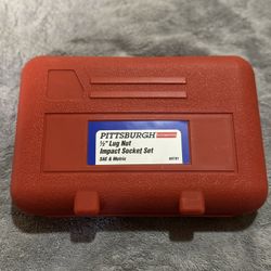Pittsburgh Half-Inch Lug Nut Impact Socket Set