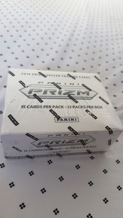 ⁠2018 Panini Prizm World Cup Soccer Fat Pack Box - Factory Sealed