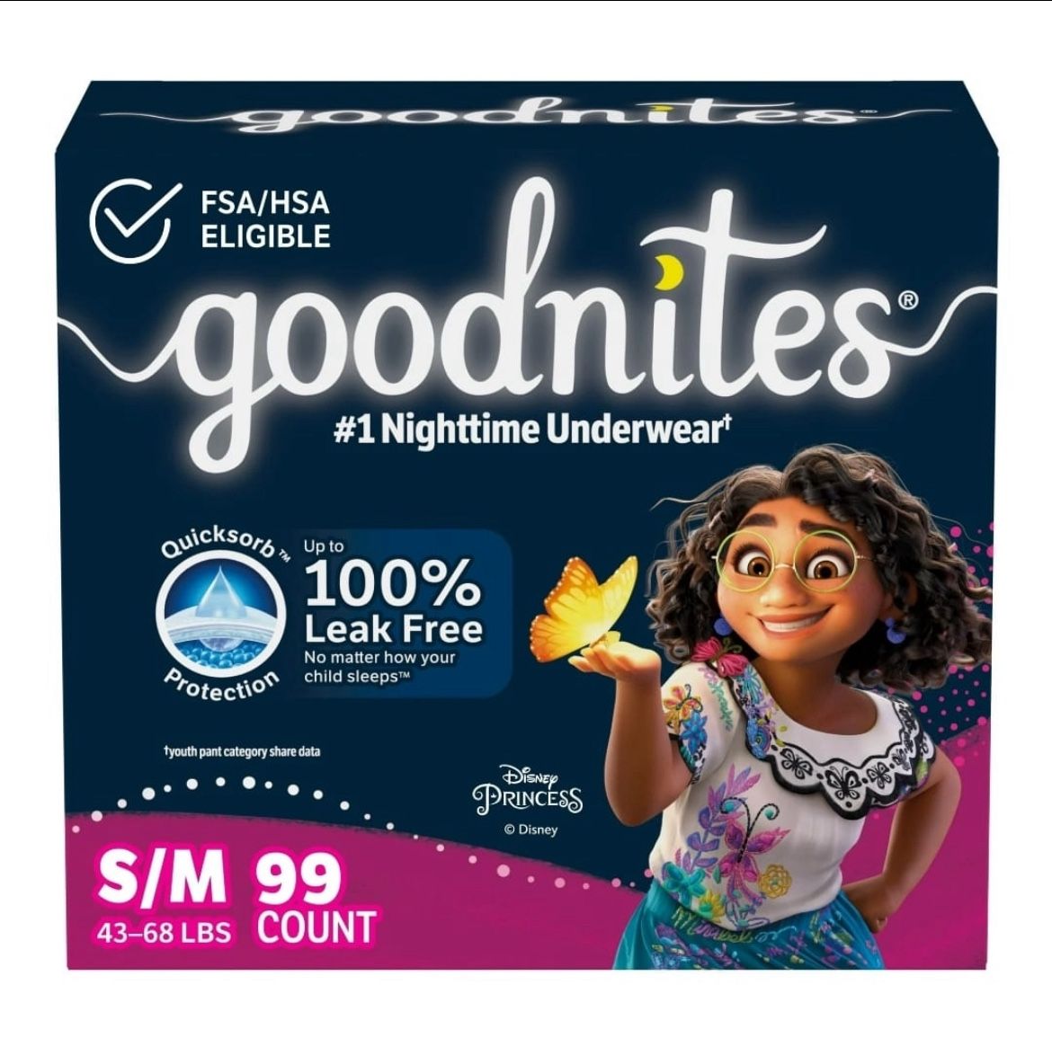 HUGGIES Goodnites Nighttime Underwear 98Ct Pull-Ups