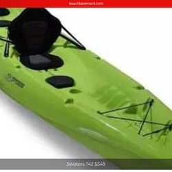 🛶3Waters T42 Tandem Kayak $599