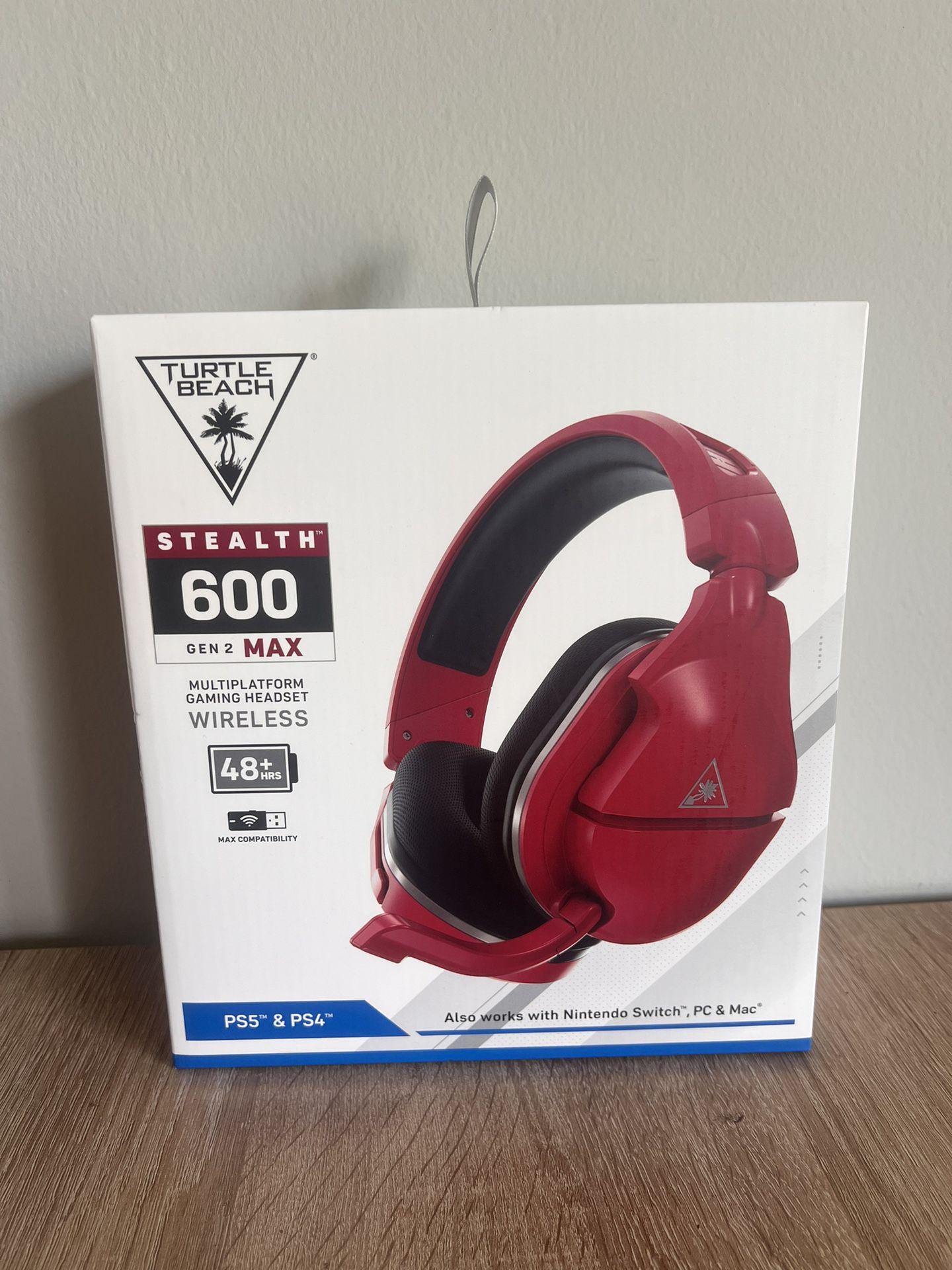 Turtle Beach Stealth 600 Gen 2 MAX Wireless Headset PS4/PS5/PC/Switch - Red - Brand New